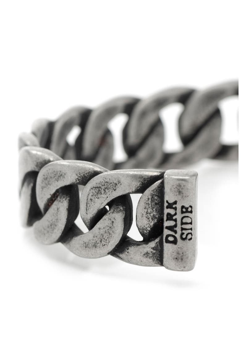 Men's Darth Vader Stainless Steel Cuff Bracelet, Alternate, color, SILVER