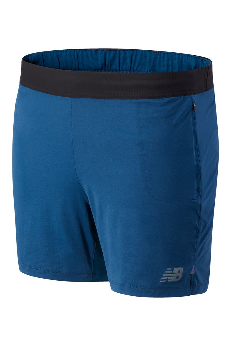 Men's Q Speed Fuel Pocket Performance Running Shorts, Main, color, ROGUE WAVE