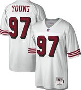 Mitchell & Ness Men's Mitchell & Ness Bryant Young White San Francisco 49ers Legacy Replica Jersey