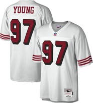 Mitchell & Ness Men's Mitchell & Ness Bryant Young White San Francisco 49ers Legacy Replica Jersey