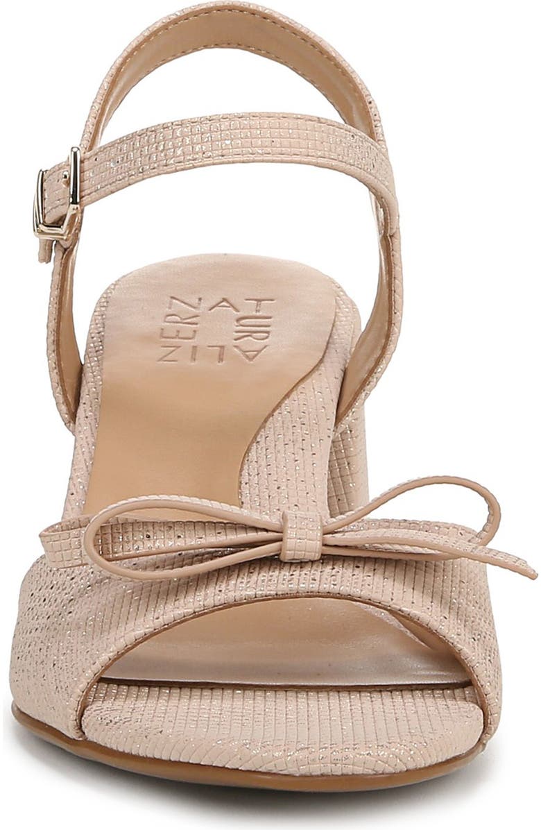 Naturalizer Deandra Bow Sandal, Alternate, color, Metallic Sand