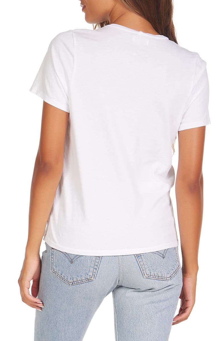 Lauren Moshi Croft Bandana Lip Top, Alternate, color, White