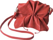 Carlos Falchi Medium Butterfly Leather Bag