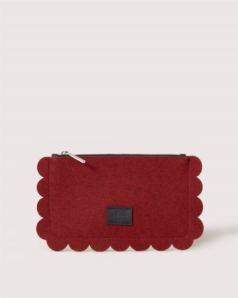 Deco Edge Merino Wool Pouch