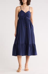WEST K Spaghetti Strap Midi Dress