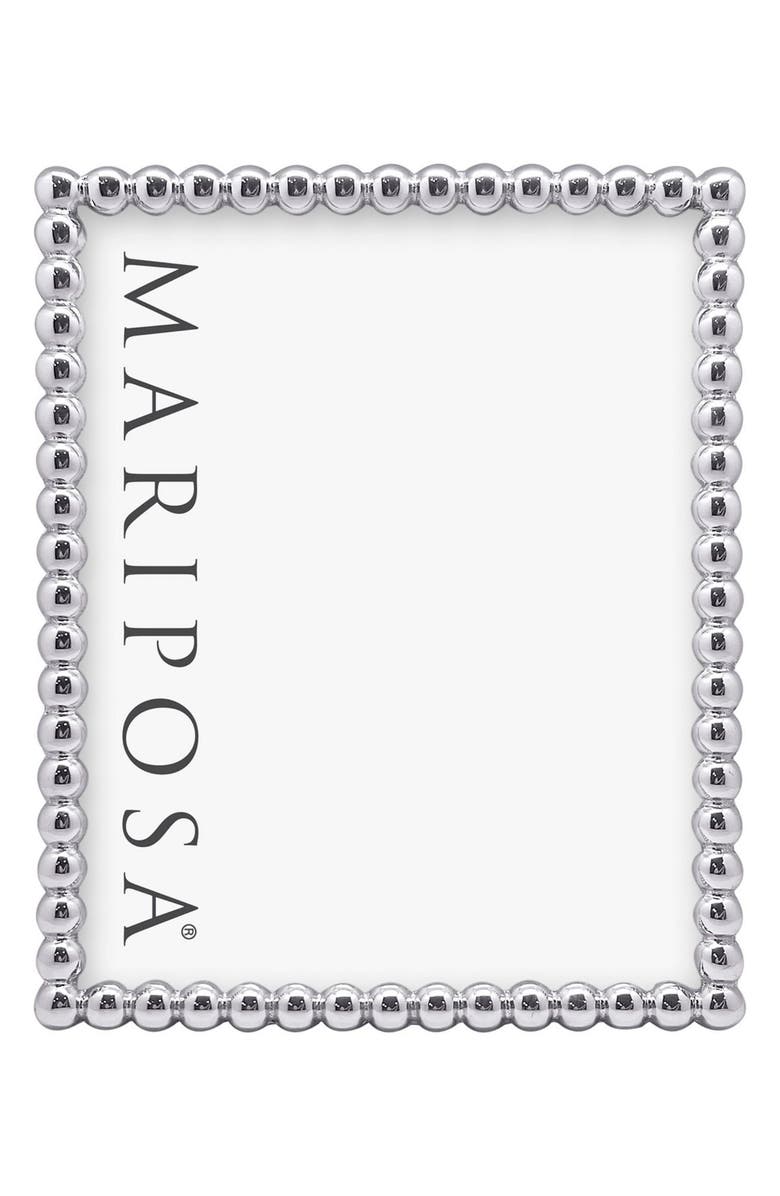 Mariposa Baubles Picture Frame, Main, color, Silver