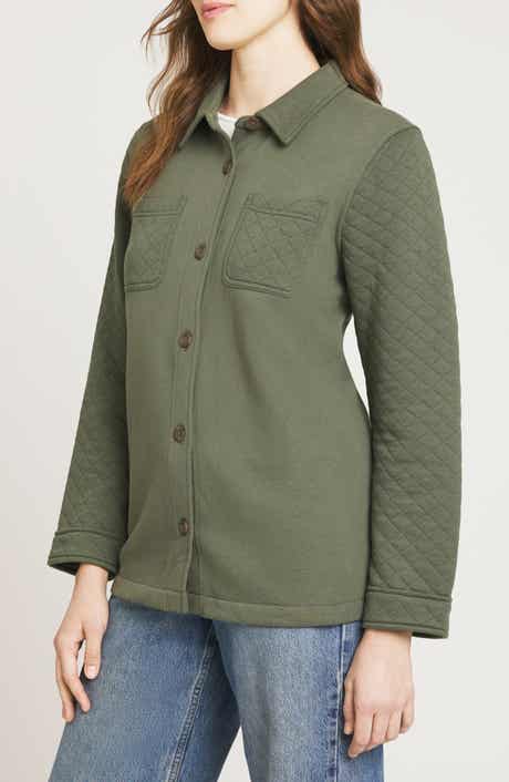 Quilted Button Down Shirt