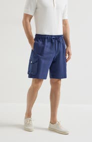 Brunello Cucinelli Bermuda shorts with cargo pockets