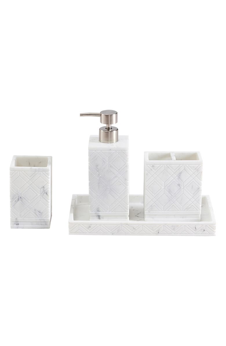 Tahari Claudia 4-Piece Bath Accessory Set, Main, color, 