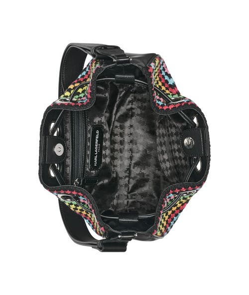 Shop Karl Lagerfeld Paris Desiree Crossbody In Black Multi