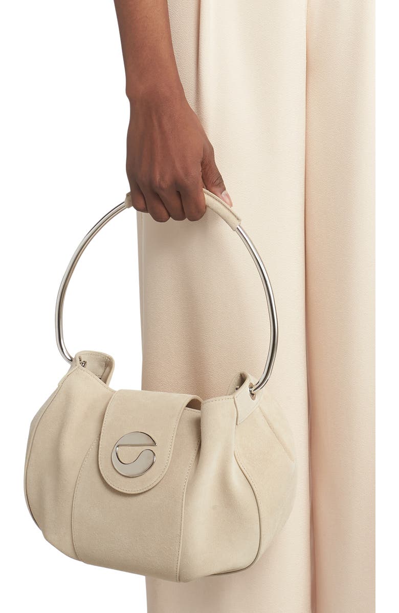 Coperni Large Suede Ring Pouch, Alternate, color,