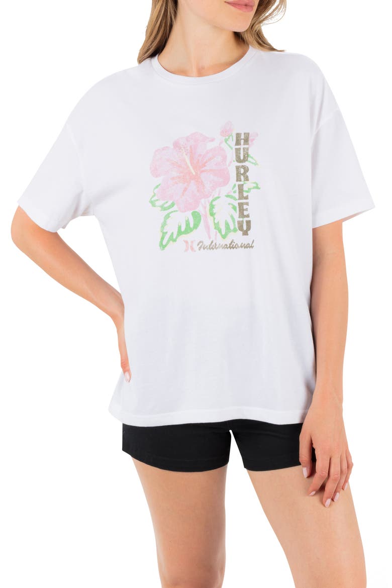 Ginko Boyfriend Graphic T-Shirt, Main, color, WHITE