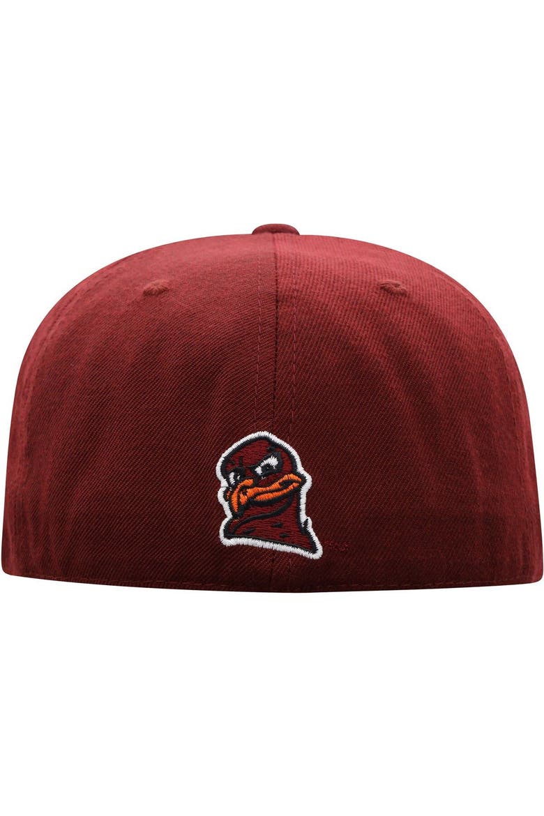 Men's Top of the World Maroon Virginia Tech Hokies Team Color Fitted Hat, Alternate, color, Maroon