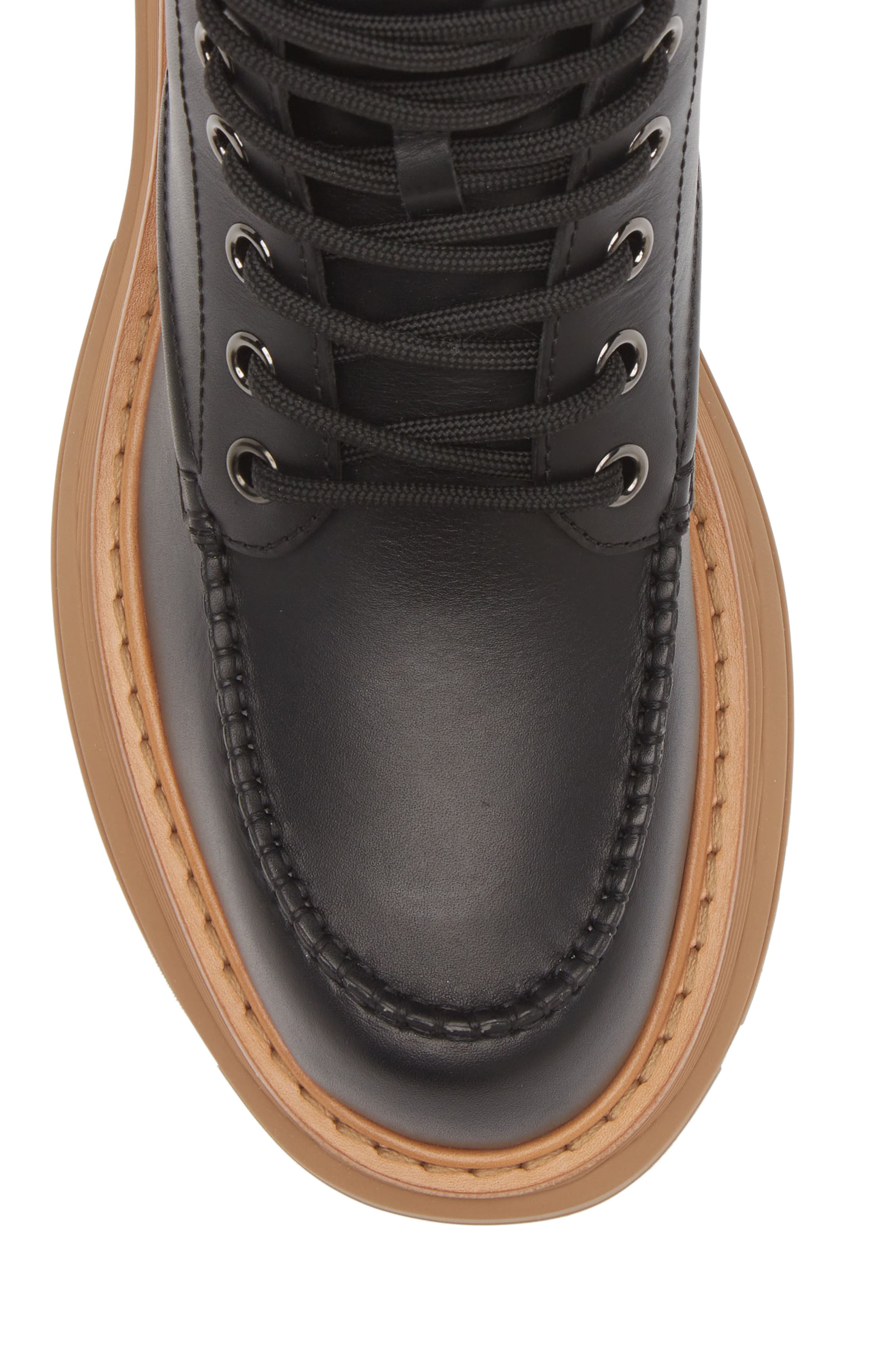 McQueen Lace-Up Boot, Alternate, color, 