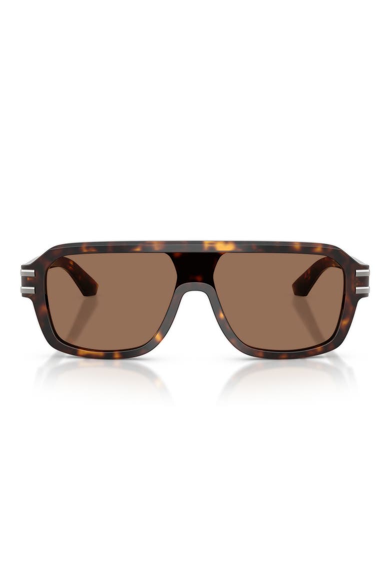 127mm Pilot Sunglasses, Main, color, HAVANA / DARK BROWN