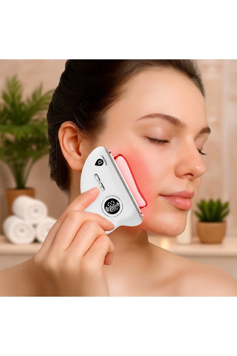 Firming, Lifting & Radiance Skincare Set - 7-in-1 LED Light Therapy Face Mask & Sculpting Wand Set, Alternate, color, Multicolor
