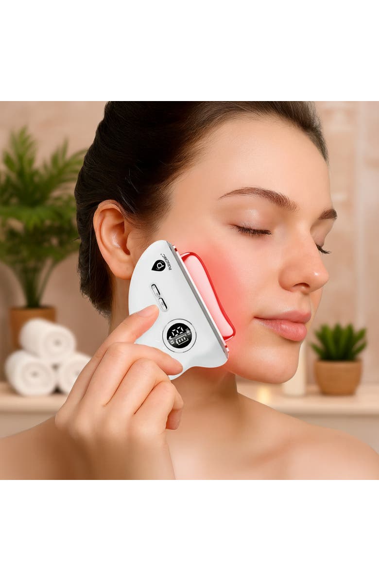 PURSONIC Firming, Lifting & Radiance Skincare Set - 7-in-1 LED Light Therapy Face Mask & Sculpting Wand Set, Alternate, color, Multicolor