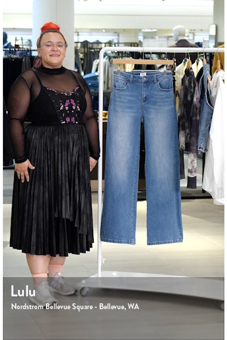 Relaxed Straight Leg Jeans video