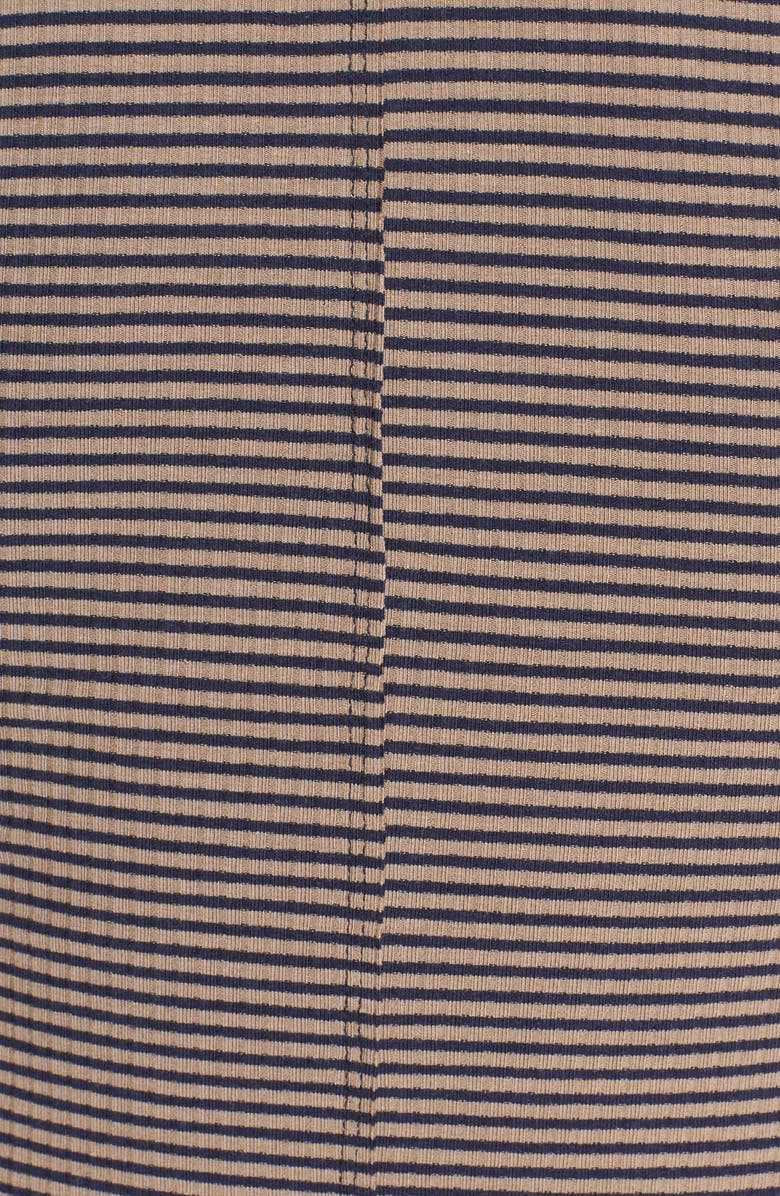 Free People 'Frenchie' Stripe Cutout Tee, Alternate, color,