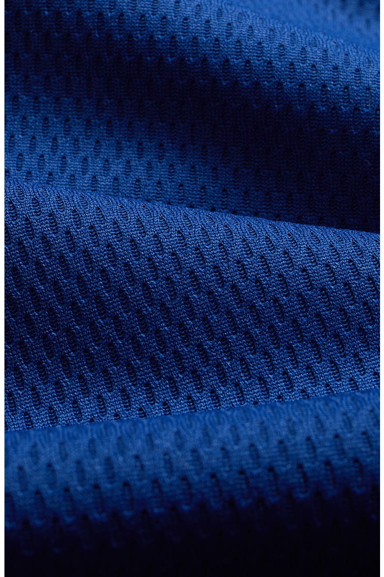 Made in USA Relaxed Mesh Zip Polo, Alternate, color, INKWELL