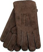 Portolano Genuine Shearling Trimmed Gloves