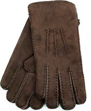 Portolano Genuine Shearling Trimmed Gloves