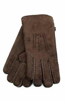 Portolano Genuine Shearling Trimmed Gloves