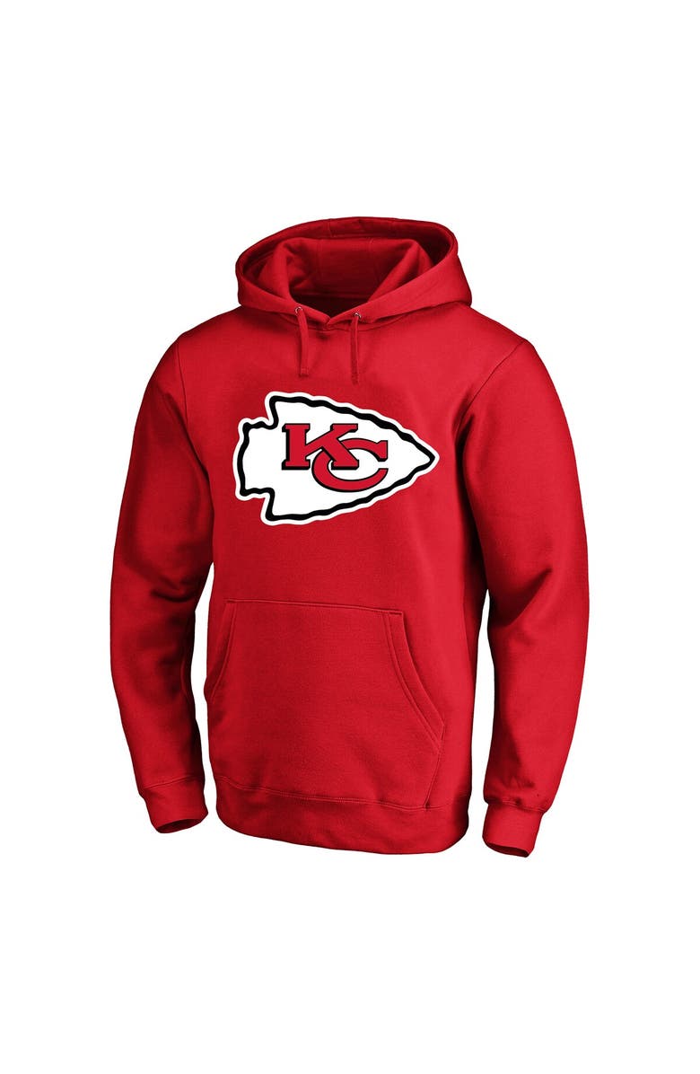 FANATICS Men's Fanatics Travis Kelce Red Kansas City Chiefs Big & Tall Name & Number Fleece Pullover Hoodie, Alternate, color, Red