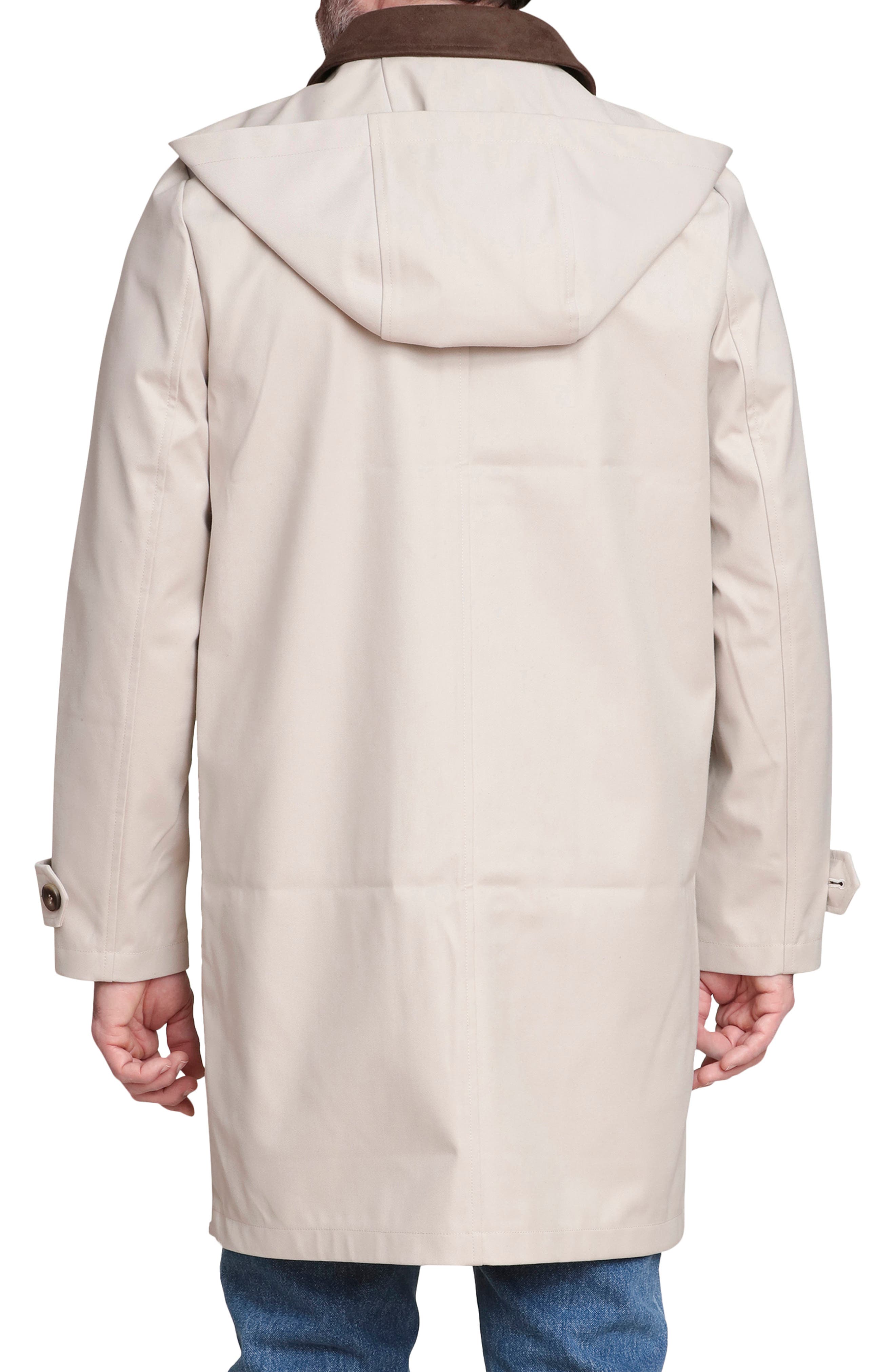 Combo Collar Mac Coat with Detachable Hood - image 2