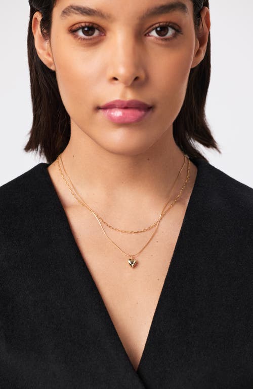 Ana Luisa Solid Silk Chain Necklace In Gold