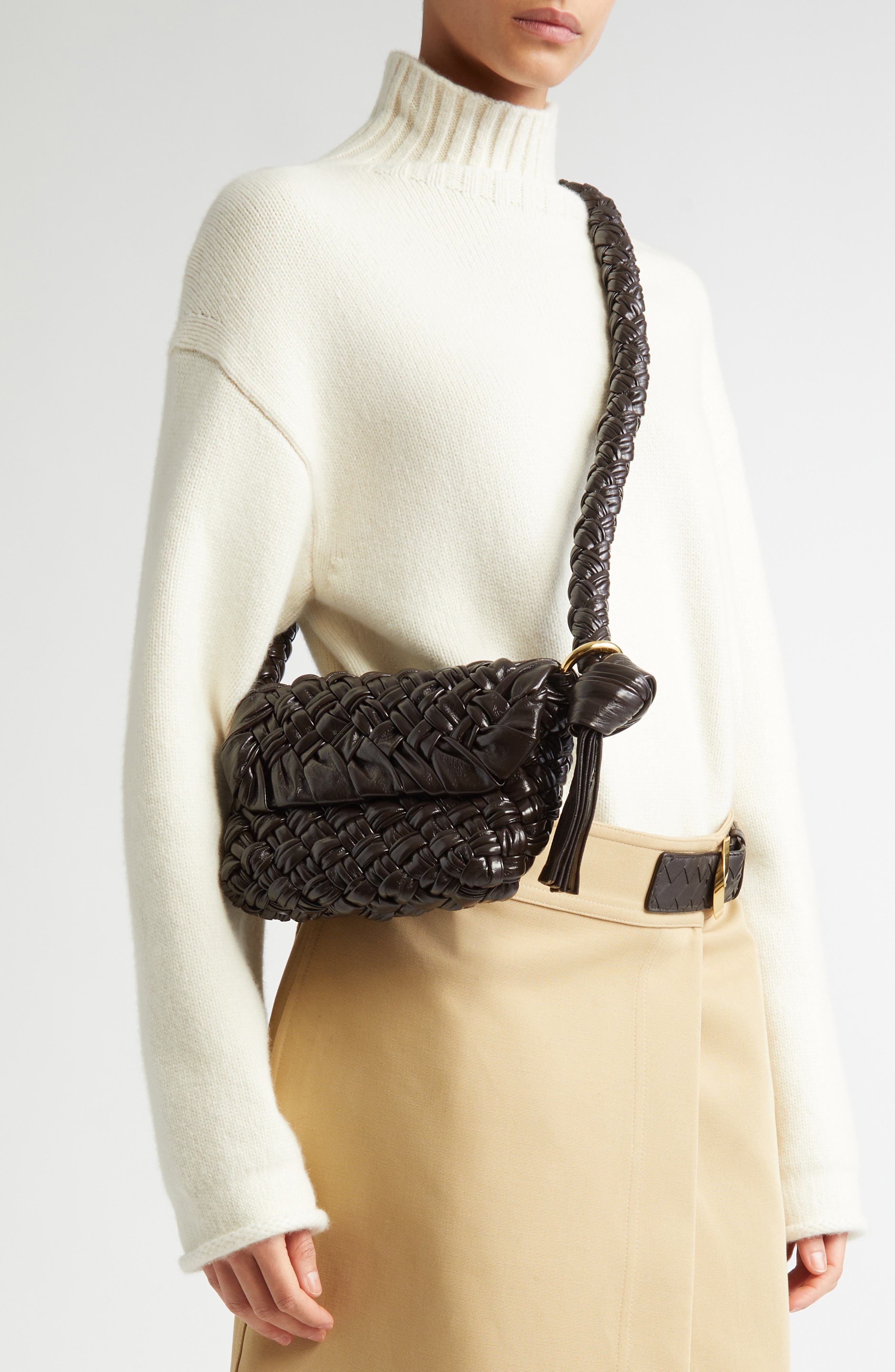 Small Kalimero Città Crossbody Bag, Alternate, color, 2190 FONDANT-M BRASS