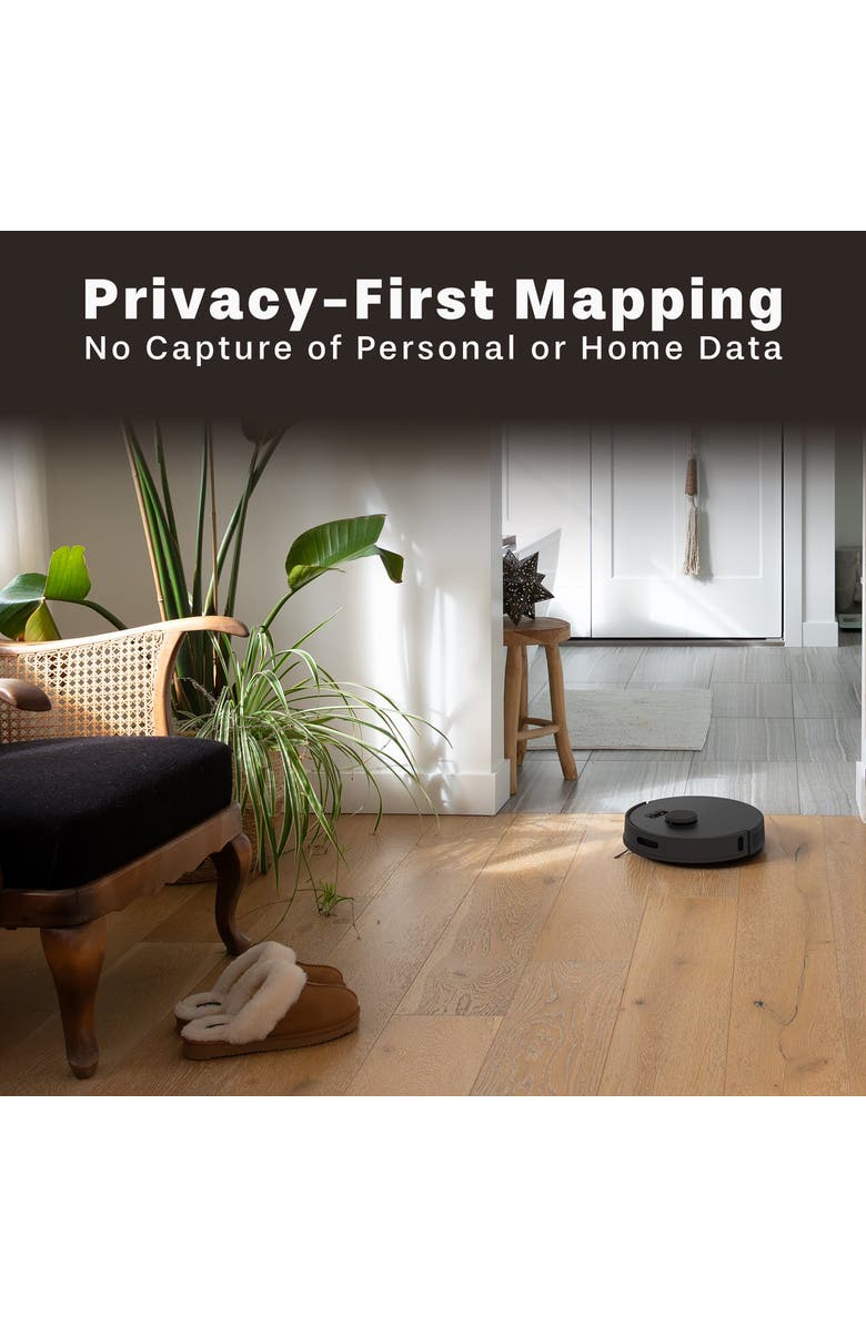 BOBSWEEP Bio Reusable Auto-Empty Robot Vacuum & Mop, Alternate, color, Rock