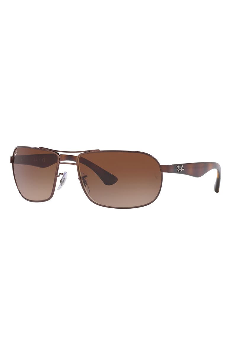 Ray-Ban 62mm Square Gradient Polarized Sunglasses, Alternate, color,