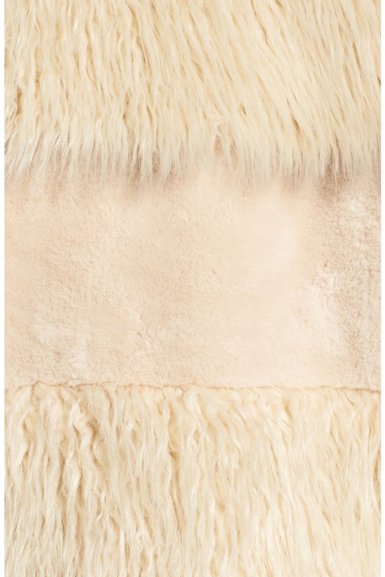 Mixed Faux Fur Jacket, Alternate, color, CREAM