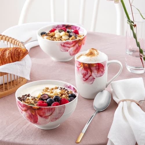 Villeroy & Boch Rose Garden Rice Bowl In Pink