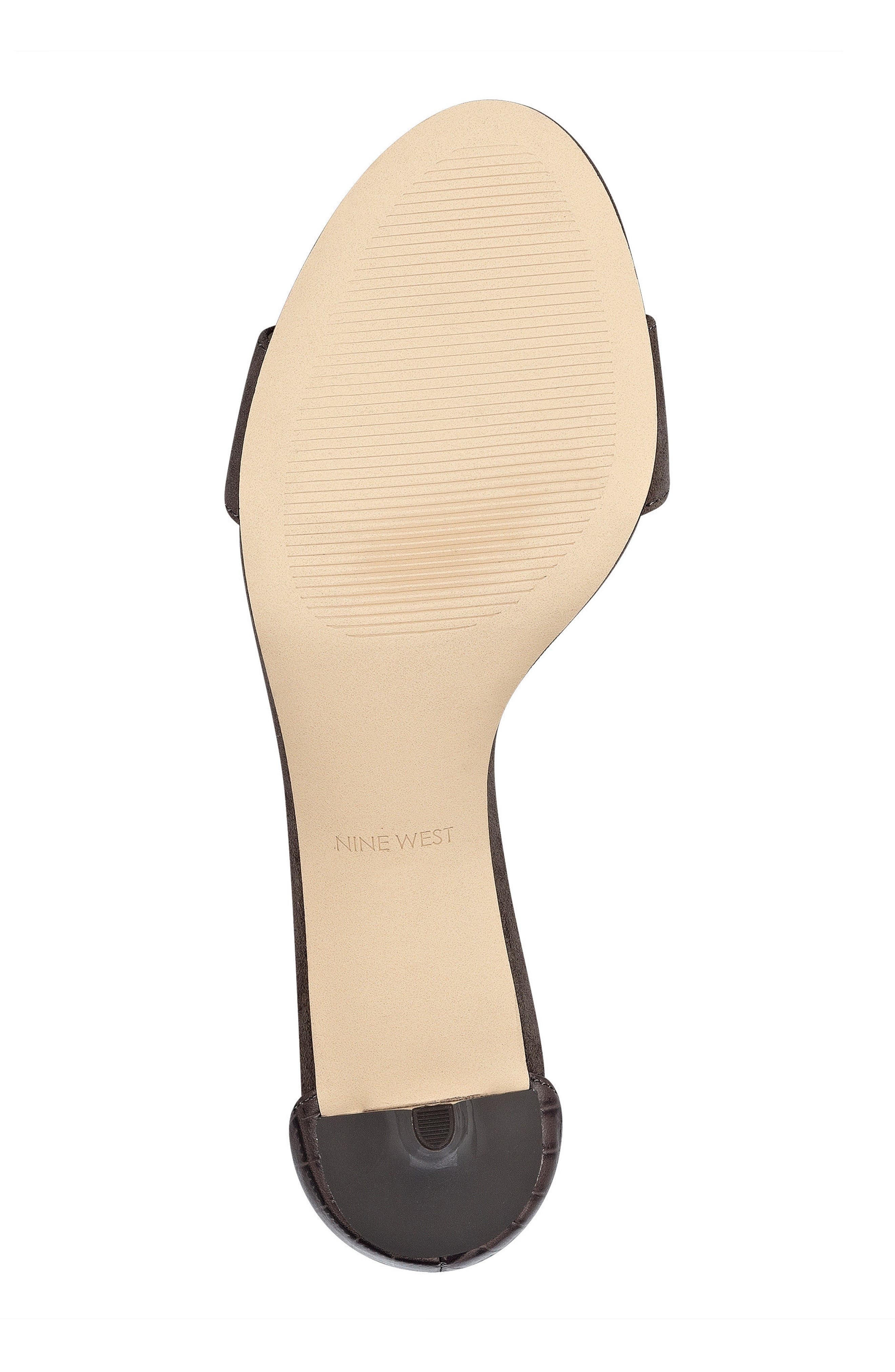'Leisa' Ankle Strap Sandal, Alternate, color, DARK GREY SUEDE