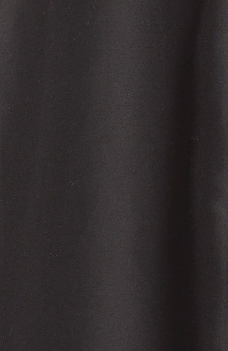 Halston Heritage Cotton Blend Faille Fit & Flare Dress, Alternate, color,