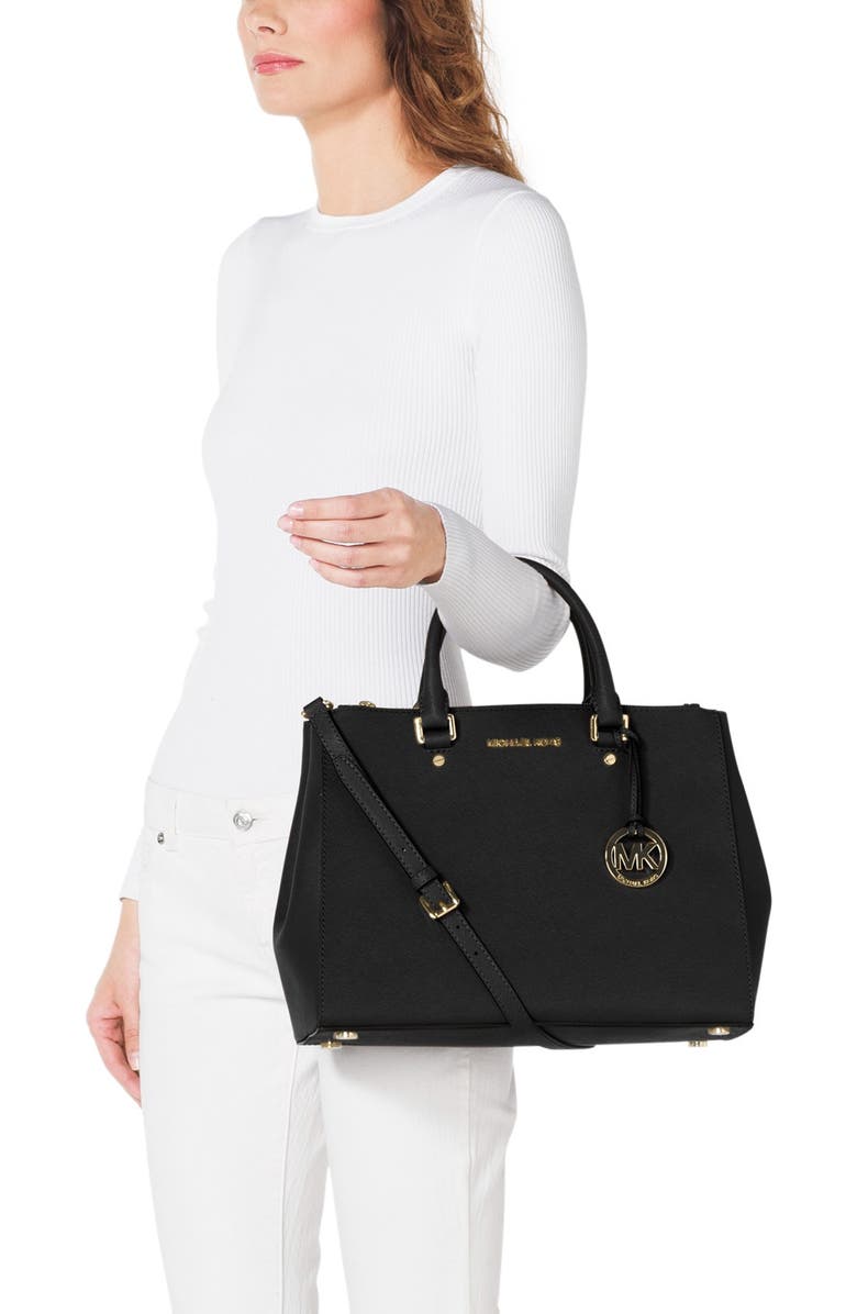 MICHAEL Michael Kors 'Large Sutton' Satchel, Alternate, color,