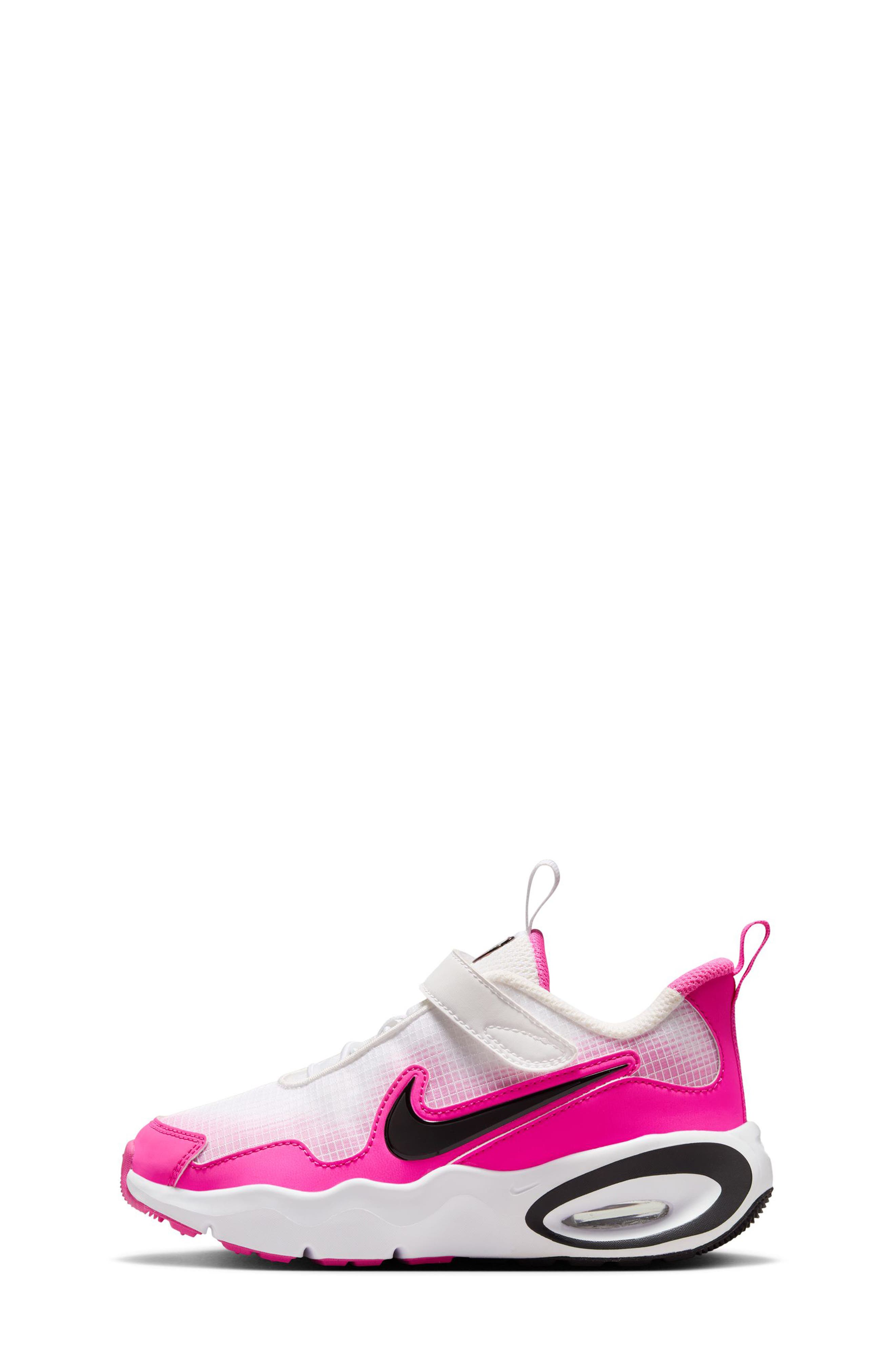 Nike Kids' Air Max Nova Sneaker, Alternate, color, White/ Black/ Laser Fuchsia