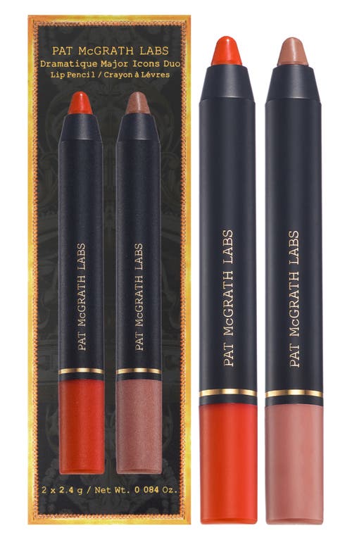 Pat Mcgrath Labs Dramatique Major Icons Lip Duo Set In Red