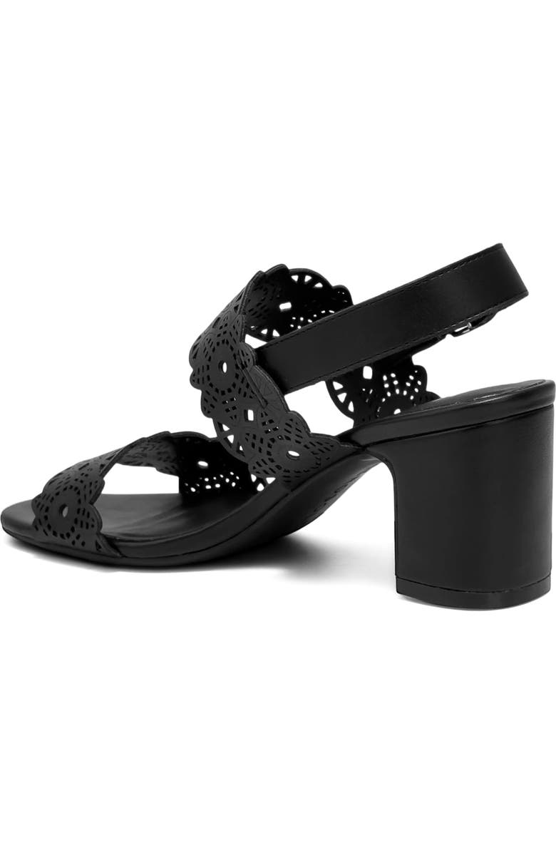 Aerosoles Glen Slingback Sandal, Alternate, color, Black Perf Fx Nappa