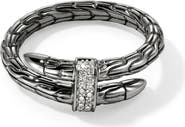 John Hardy Spear Flex Ring, Pavé