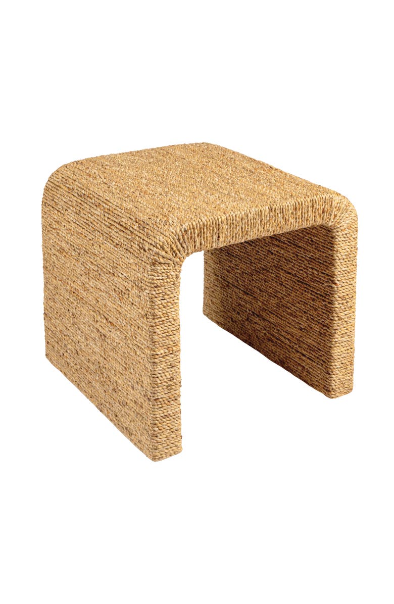 Olive Grove Woven End Table with Waterfall Edge, Main, color, Natural