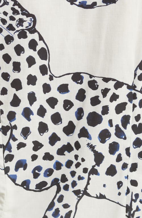 Desmond & Dempsey The Jag Printed Cotton Pyjama Set