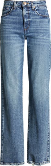 Alison High Rise Straight Leg Jeans