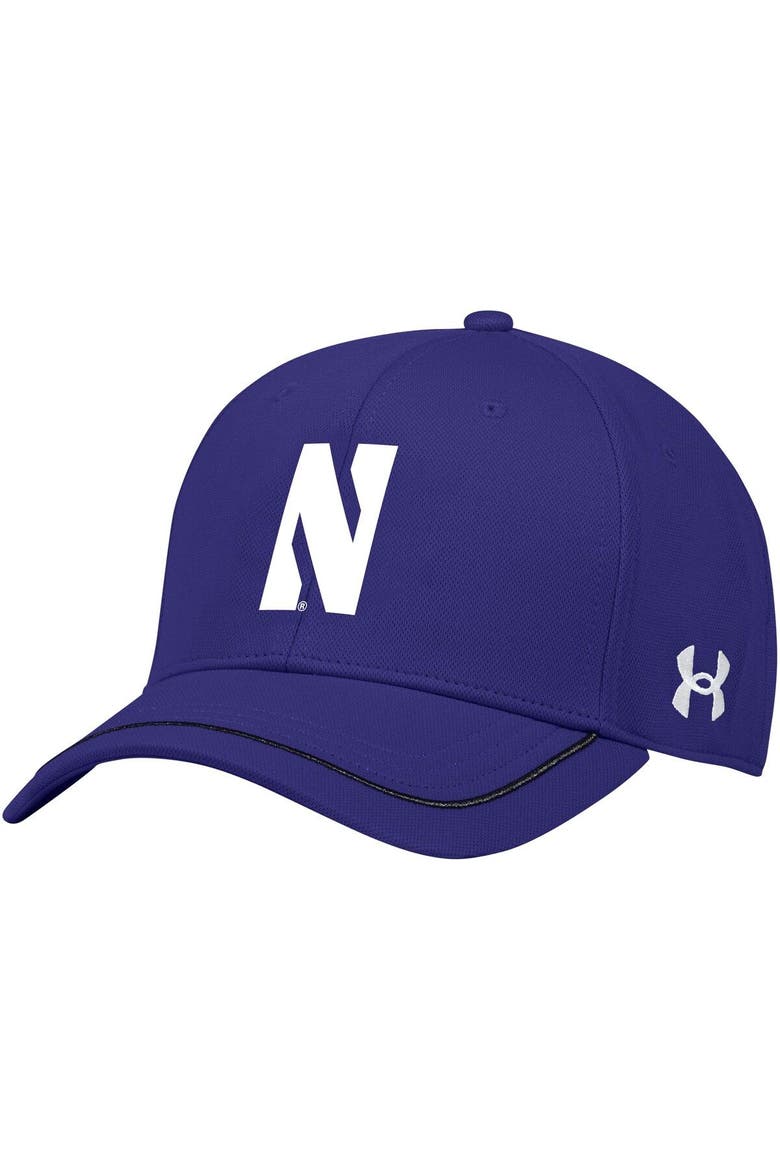 Youth Under Armour Purple Northwestern Wildcats Blitzing Accent Performance Adjustable Hat, Main, color, Purple