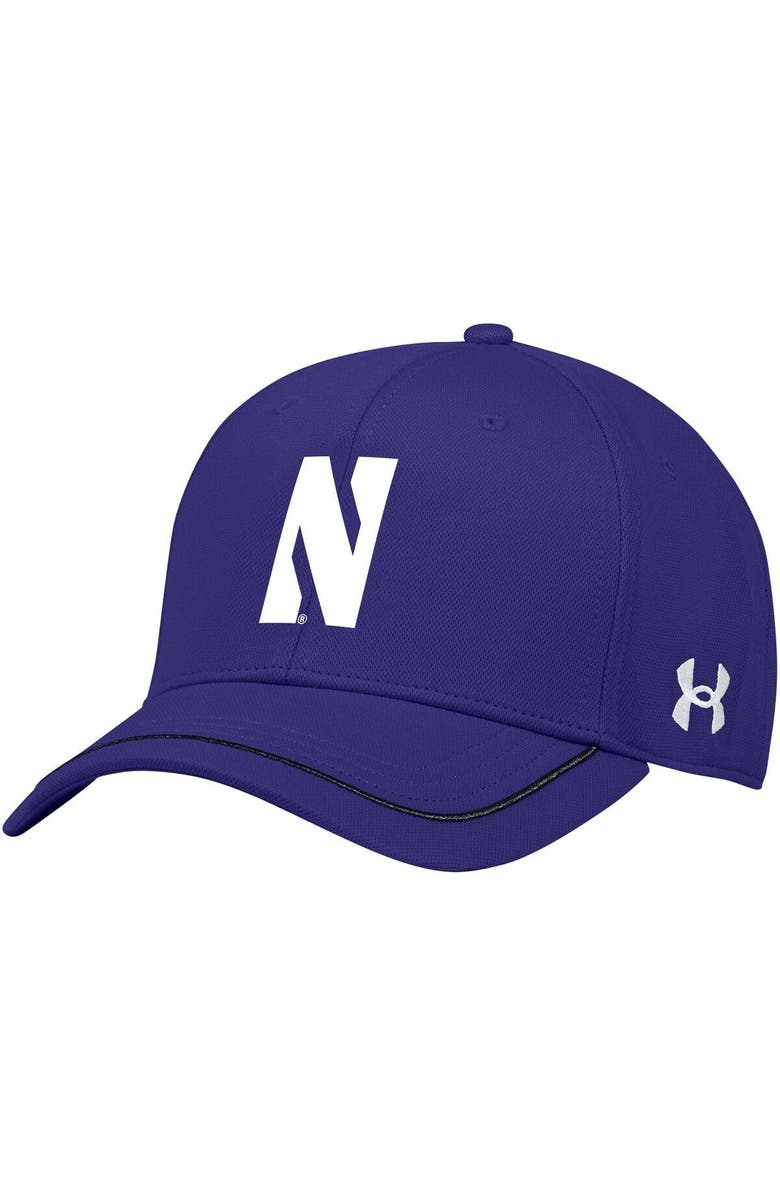 Under Armour Youth Under Armour Purple Northwestern Wildcats Blitzing Accent Performance Adjustable Hat, Main, color, Purple