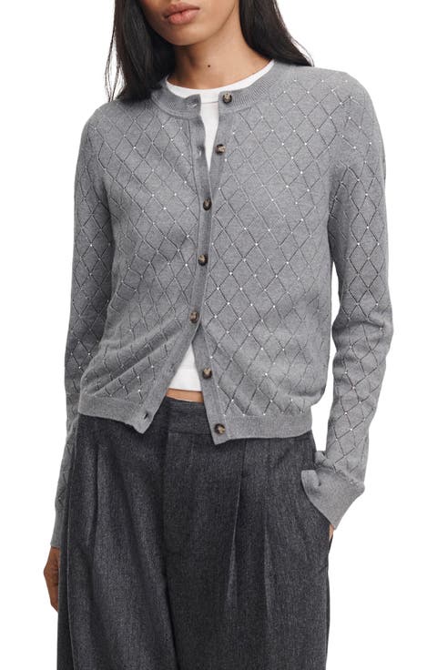 Archie Embellished Cotton & Cashmere Cardigan