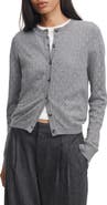 rag & bone Archie Embellished Cotton & Cashmere Cardigan