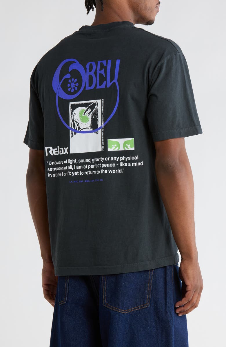 Obey Relax Graphic T-Shirt, Alternate, color, Pigment True Vintage Black